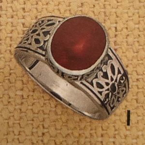 Rare Silpada Sterling Silver Red Stone Ring R1465 Size 7